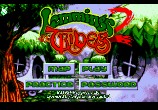 Lemmings 2 - The Tribes Title Screen